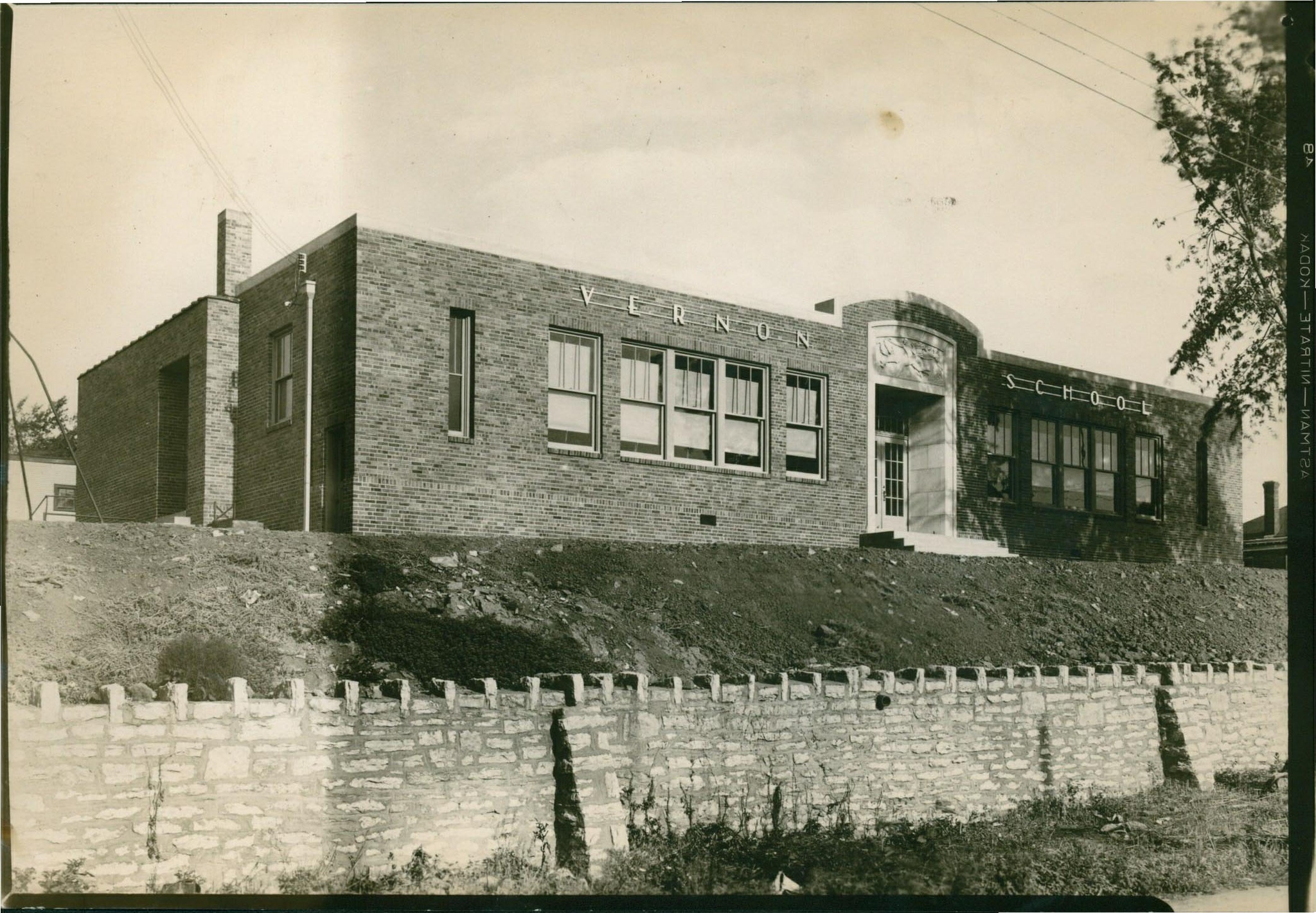 The Historic Vernon School building, built in 1936
